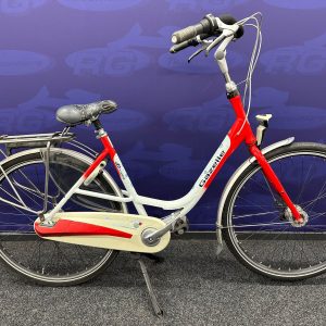 Gazelle Bloom Dames Rood/Wit 53cm