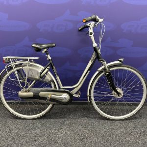 Gazelle Grenoble Zwart Zilver Dames 49cm